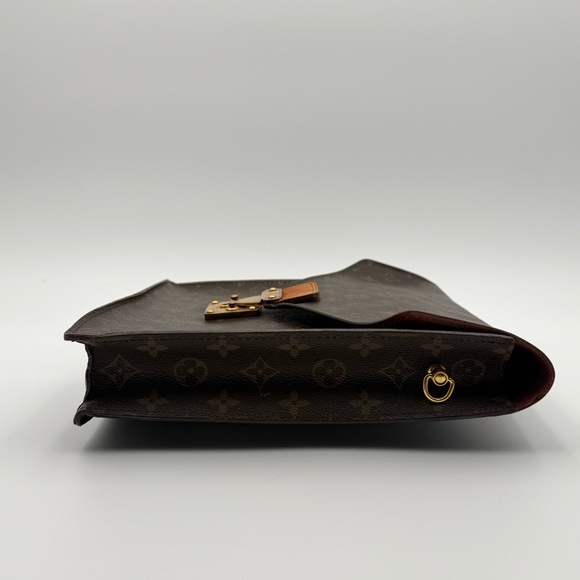 Louis Vuitton Monogram Porte Documents Senateur With Strap – Brown - Picture 11 of 11